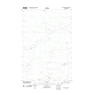 2011 Map of Sloan Reservoir, 2011 Print