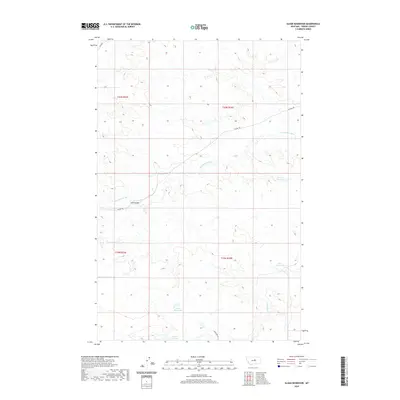 2020 Map of Sloan Reservoir, 2020 Print