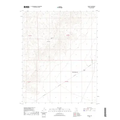 2018 Map of Sloan SE, 2018 Print