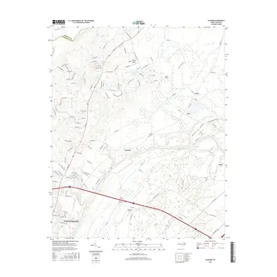 2016 Map of Slocomb, 2016 Print