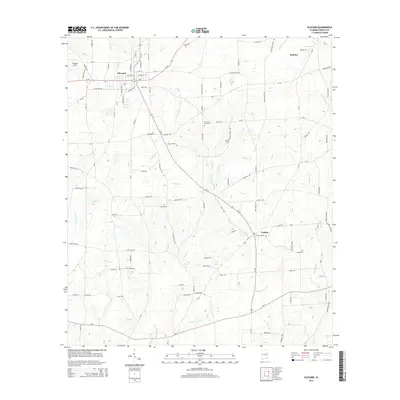 2014 Map of Slocomb, 2014 Print