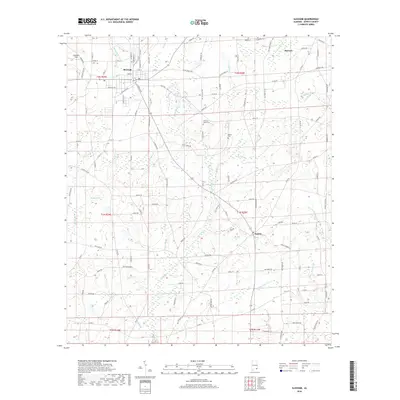 2018 Map of Slocomb, 2018 Print