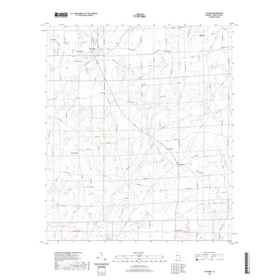 2020 Map of Slocomb, 2020 Print