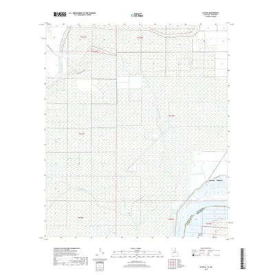 2018 Map of Slocum, 2018 Print