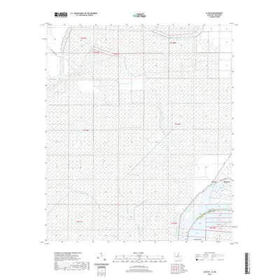 2020 Map of Slocum, 2020 Print