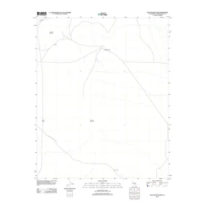 2012 Map of Slocum Mountain, 2012 Print