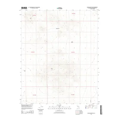 2015 Map of Slocum Mountain, 2015 Print