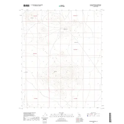 2018 Map of Slocum Mountain, 2018 Print