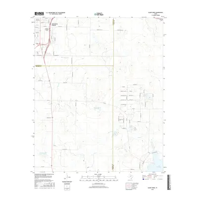2016 Map of Sloop Creek, 2016 Print