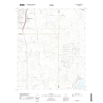 2019 Map of Sloop Creek, 2019 Print