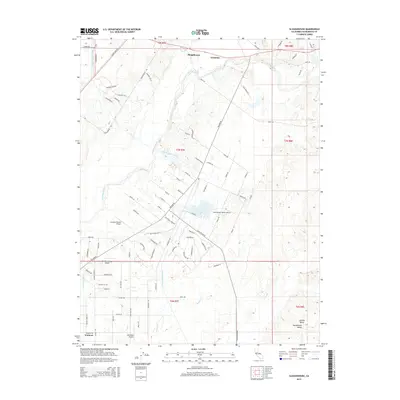 2015 Map of Sloughhouse, 2015 Print