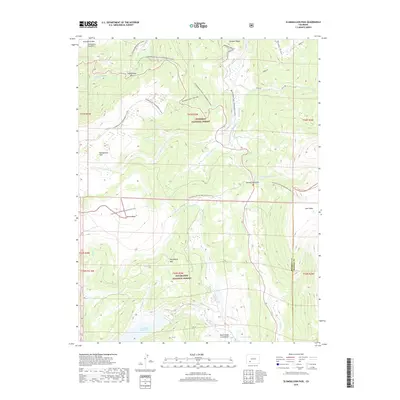 2019 Map of Slumgullion Pass, 2019 Print