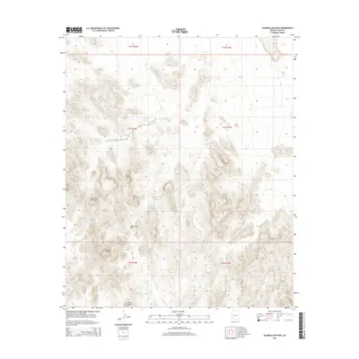 2014 Map of Slumgullion Pass, 2014 Print