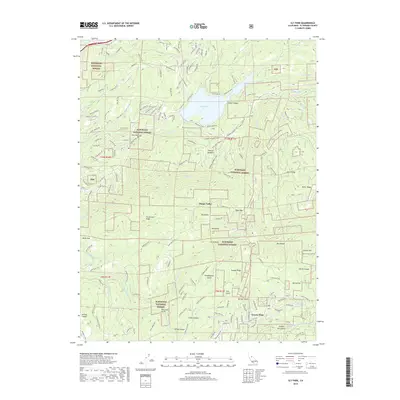 2018 Map of Sly Park, 2018 Print