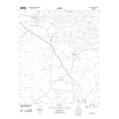 2011 Map of Smackover, 2011 Print