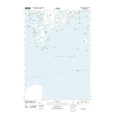 2011 Map of Small Point, 2011 Print