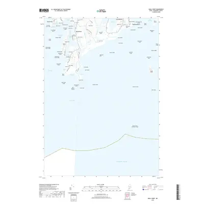 2018 Map of Small Point, 2018 Print
