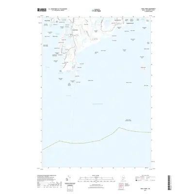 2021 Map of Small Point, 2021 Print
