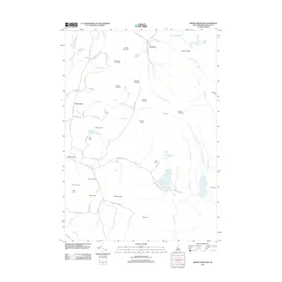 2012 Map of Smarts Mountain, 2012 Print