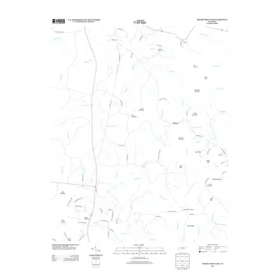 2013 Map of Smartt Mountain, 2013 Print