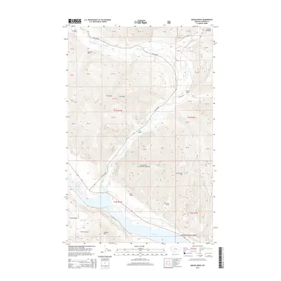 2014 Map of Smeads Bench, 2014 Print