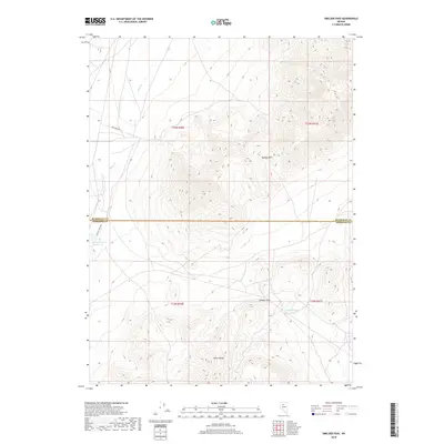 2018 Map of Smelser Pass, 2018 Print