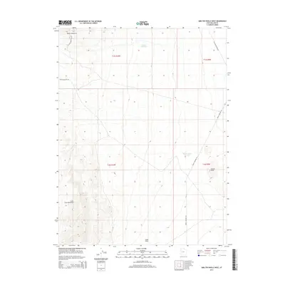 2014 Map of Smelter Knolls West, 2014 Print