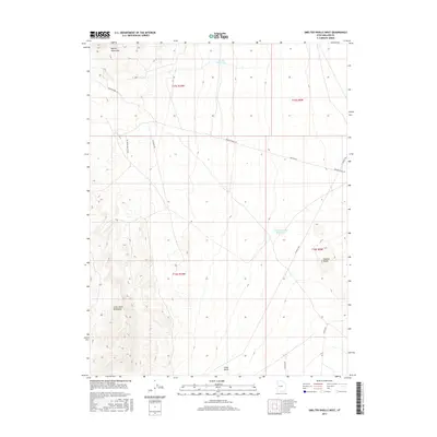 2017 Map of Smelter Knolls West, 2017 Print