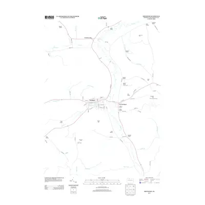 2013 Map of Smethport, 2013 Print