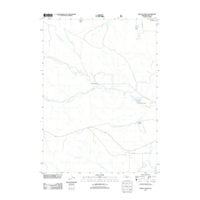 2011 Map of Smiley Canyon, 2011 Print