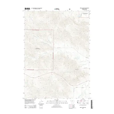2014 Map of Smiley Canyon, 2014 Print