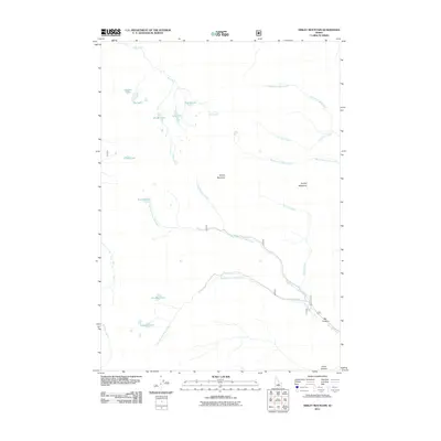 2011 Map of Smiley Mountain, 2011 Print