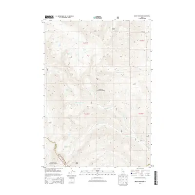2013 Map of Smiley Mountain, 2013 Print