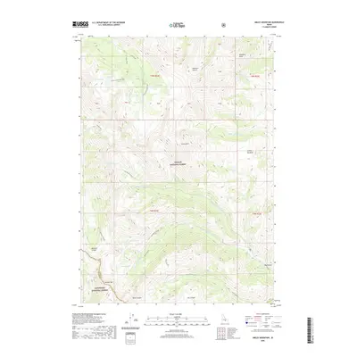 2020 Map of Smiley Mountain, 2020 Print