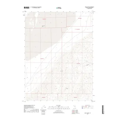 2018 Map of Smith Canyon, 2018 Print