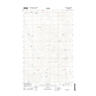 2014 Map of Smith Coulee, 2014 Print