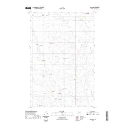2020 Map of Smith Coulee, 2020 Print