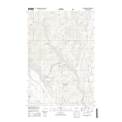 2013 Map of Smith Creek Butte, 2013 Print