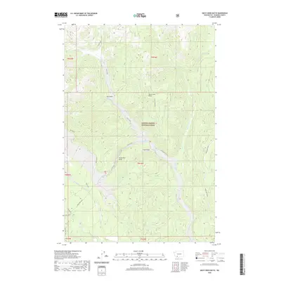 2020 Map of Smith Creek Butte, 2020 Print