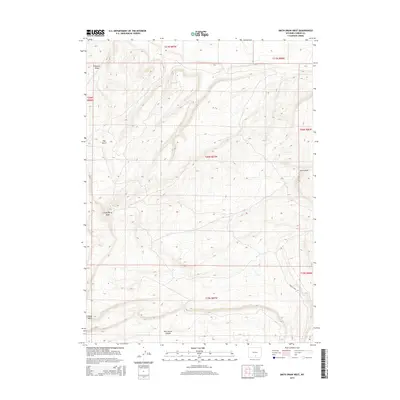 2015 Map of Smith Draw West, 2015 Print