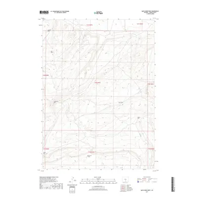 2017 Map of Smith Draw West, 2017 Print