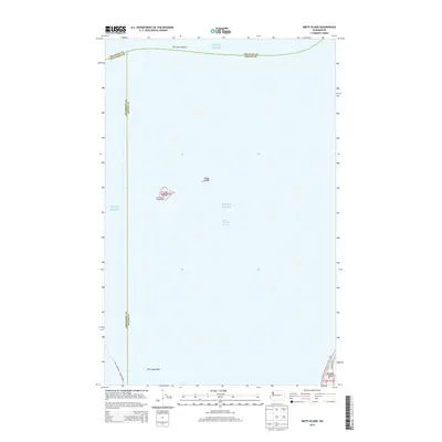2014 Map of Smith Island, 2014 Print