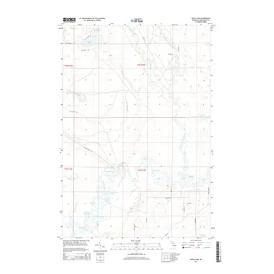2014 Map of Smith Lake, 2014 Print