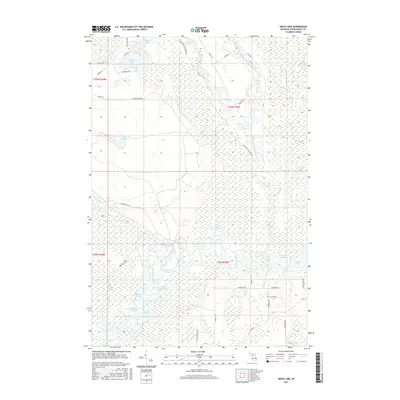 2017 Map of Smith Lake, 2017 Print