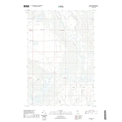 2019 Map of Smith Lake, 2019 Print