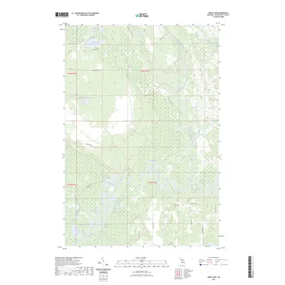 2023 Map of Smith Lake, 2023 Print