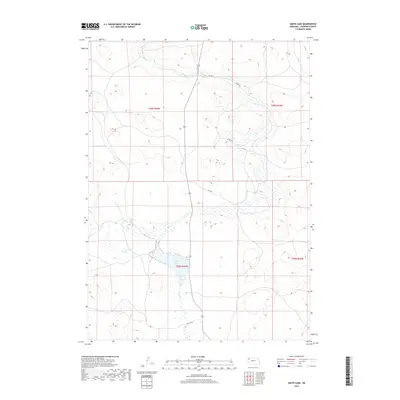 2017 Map of Smith Lake, 2017 Print