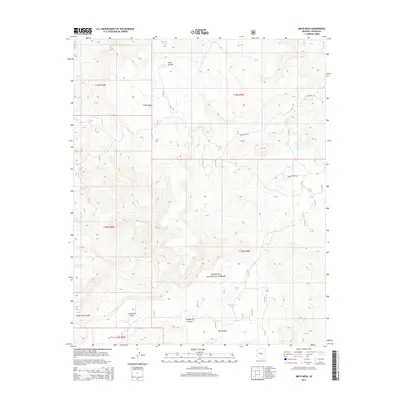 2014 Map of Smith Mesa, 2014 Print