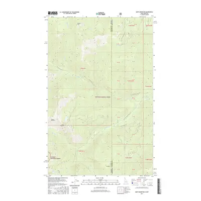 2017 Map of Smith Mountain, 2017 Print