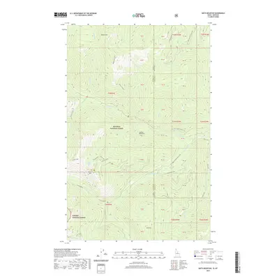 2020 Map of Smith Mountain, 2020 Print
